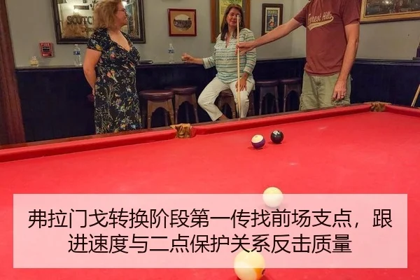 弗拉门戈转换阶段第一传找前场支点，跟进速度与二点保护关系反击质量
